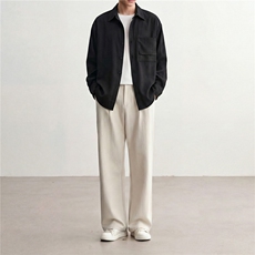 2026轻熟风春款高品质提花垂坠感痞帅衬衫寸衫A236-0818-P65，男装衬衫，电商A236