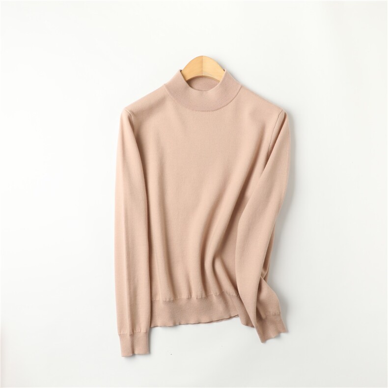 新款时尚百搭针织衫套头上衣，女装针织衫/毛衣，晨收贸易商行