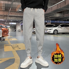 社会精神小伙春秋加绒卫裤运动束脚男裤DS-B249-KK94-P58-加绒P68，男装休闲裤，星座215（原电商B249）