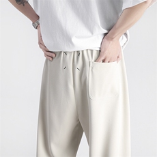 春夏新款马吉拉冰丝弯刀休闲长裤大码M~4XLXZ604-KG72-P50控68，男装休闲裤，星座604