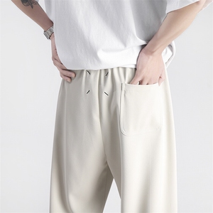 春夏新款马吉拉冰丝弯刀休闲长裤大码 M~4XL XZ604-KG72-P50控68图片