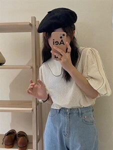 韩系小衫～上新图片