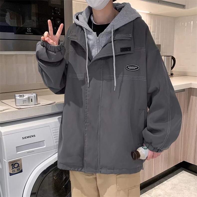 潮流夹克潮男春季连帽夹克J1050P65,男装夹克,星座1116-2