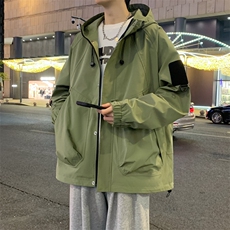 冲锋衣外套男春秋户外徒步登山服夹克潮牌痞帅高级感JK115-P93，男装夹克，星座308B-2
