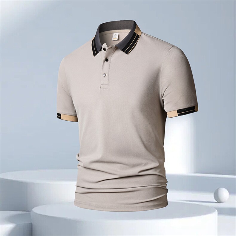 夏季新款男士速干服翻领POLO衫排汗T恤,男装Polo衫,电商B360