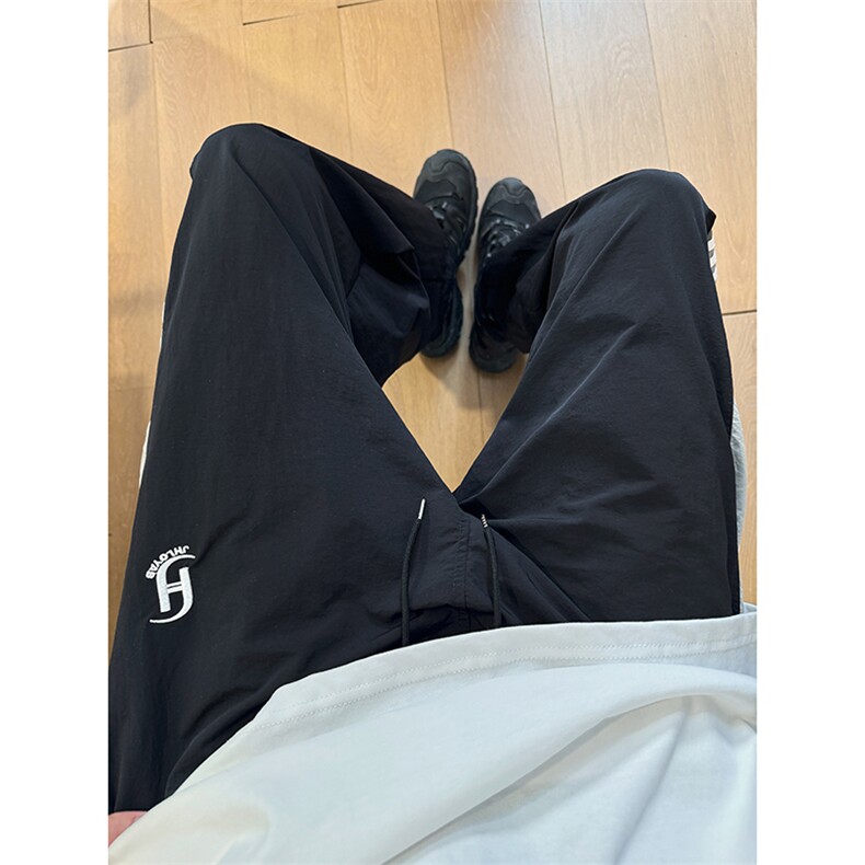 图案已做版权美式伞兵裤男宽松薄款休闲条纹工装裤K655-P50控68,男装工装外套,星座205-5
