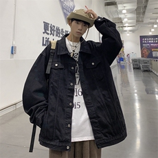纯色牛仔外套男万件深度库存可二开外套夹克JK529-P60，男装工装外套，星座912-1（原星座914-5）