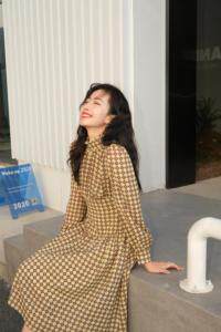 【现货】秋季设计师款连衣裙，女装连衣裙，易霏金熙