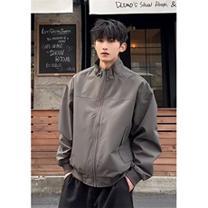 长袖宽松型黑色美式教练飞行夹克男款高级感省插袋JF62，男装夹克，星座1116A（原606A-3）