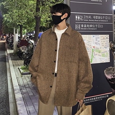 特批P52无差价偏大一码春新呢料夹克男士小众潮牌高级感外套J567，男装夹克，电商A001