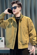 J2568-P78控118春秋季立领夹克潮流宽松褂子2025新款男装上衣痞帅，男装夹克，星座102A（原电商D309-1）