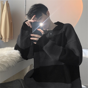 B300 P53秋冬新款男女同款宽松毛衣外套男装上衣图片