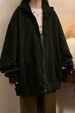 中性风重磅320克华棉满天星情侣大码M-5XL卫衣KS77864特P68控108，男装卫衣，星座227-7
