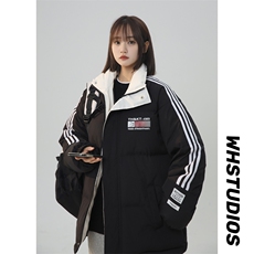 2025运动棉衣男女中性风棉服小牛津覆膜面料棉袄面包服-1607A-P80，女装棉衣/棉服，星座207