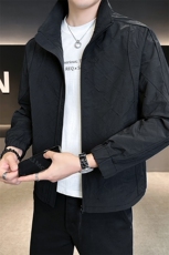 夹克男立领明线棱角外套休闲立领上衣A329-JK7783-P110，男装夹克，电商A329