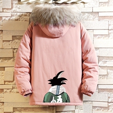 MM48005-P130冬季大毛领衣男士大码加厚袄男服砖墙挂拍，男装棉衣，电商A040A