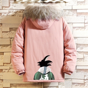 MM48005-P130冬季大毛领衣男士大码加厚袄男服砖墙挂拍,宋妍霏跑男运动穿搭图片
