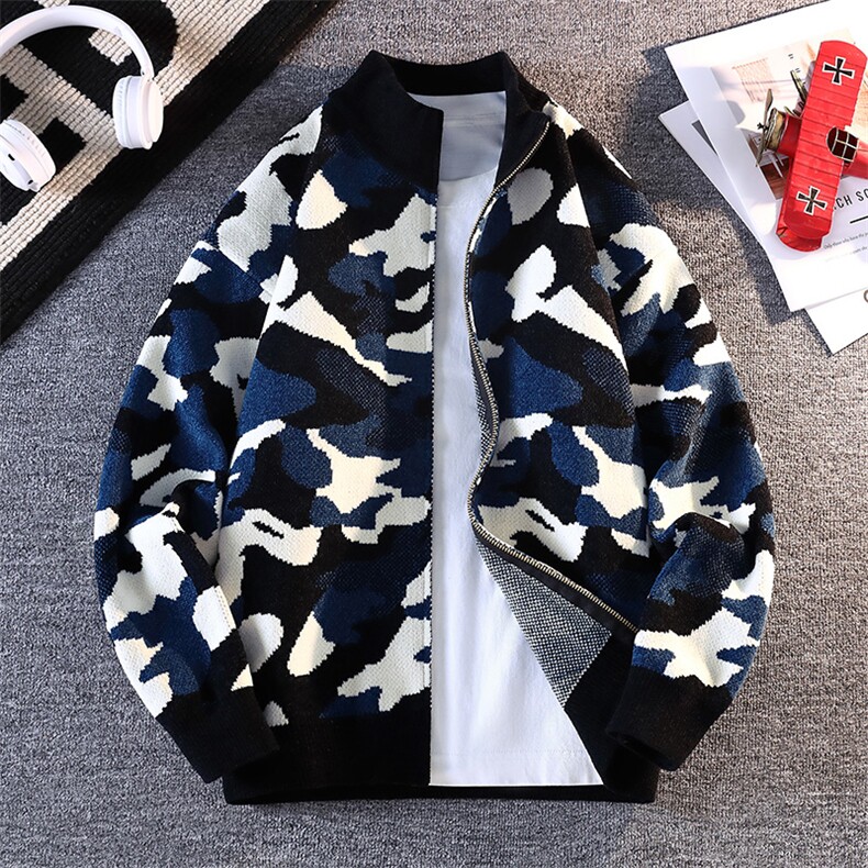 【直播】8732-P552025年秋季时尚毛衣针织开衫男士宽松长袖，男装针织衫/毛衣，电商A113