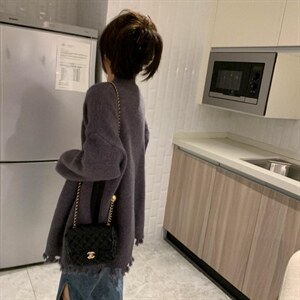 现货  春季新款 撕边大开衫图片