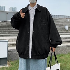 港风男装外套男2023秋季新款潮牌刺绣夹克上衣JK0763-P50，男装夹克，星座308B-1