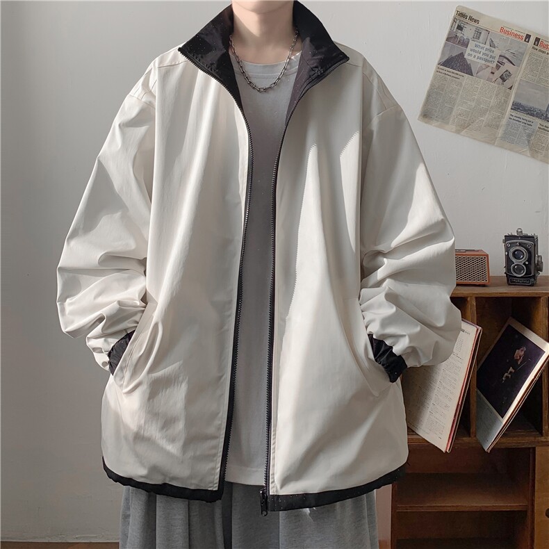 春秋两面穿满天星夹克量大价优特P55，男装夹克，星座215-2（原311A-2）