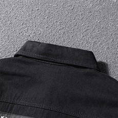 1506-1/JY80411/P44腰果花牛仔外套男上衣男春秋冬潮牌个性印花，男装工装外套，星座1506-1