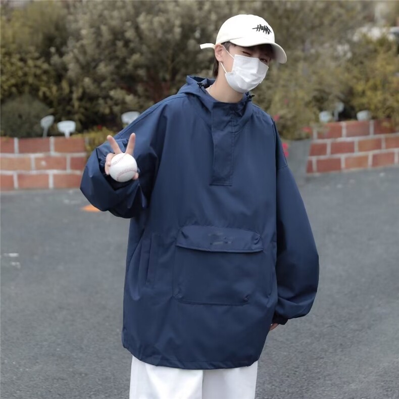 卫衣男长袖连帽大口袋美式高街帅气2024秋冬新款ins外套WY28-P48,男装卫衣,星座1109-3