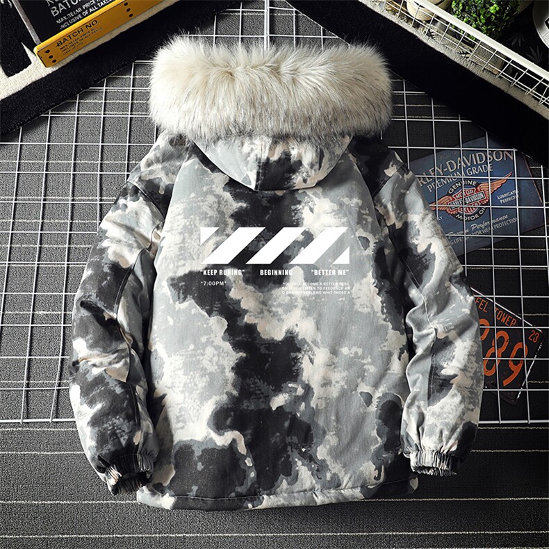 MC49128-P135日系潮衣男大码派克服男工装服外套袄,男装棉衣,电商A040A