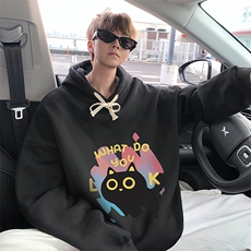 连帽卫衣男大码胖子帽衫大号运动服WY2454-P35，男装卫衣，电商A040
