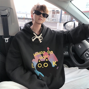 连帽卫衣男大码胖子帽衫大号运动服WY2454-P35图片