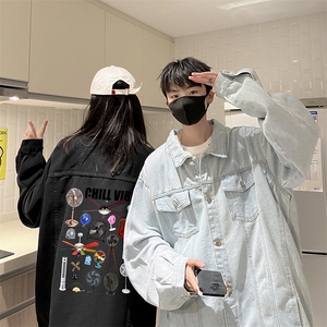 牛仔夹克男大码牛仔外套男茄克 NJ77383-P60图片