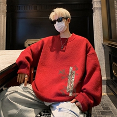 高质量！秋冬季半高领毛衣男加绒加厚线衣男针织衫男MY206-特p38，男装针织衫/毛衣，电商B367