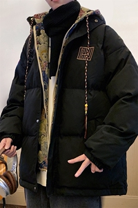 冬季潮风假两件外套男新款美式棉衣XZ102B-1-M9903P125图片
