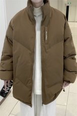 美式复古棉服外套男冬季2026新款宽松立领面包服潮牌加厚保暖棉衣，男装棉衣，星座505-2（原电商A260-1)