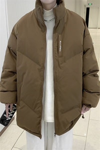 美式复古棉服外套男冬季2026新款宽松立领面包服潮牌加厚保暖棉衣图片