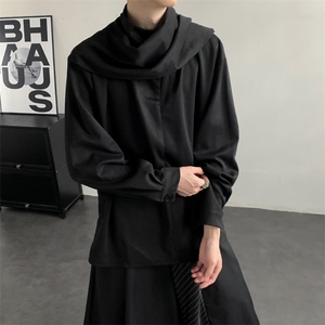 2025秋装新款 山本风格 麂皮绒卫衣打底衫 个性款 潮流 WY851-P50图片