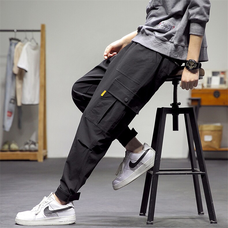 复古景大码宽松休闲裤长裤多口袋工装裤A014-K01-P50特价,男装工装外套,电商A014