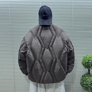2025新标90白鸭绒立领面包服男加厚羽绒服358-P320图片