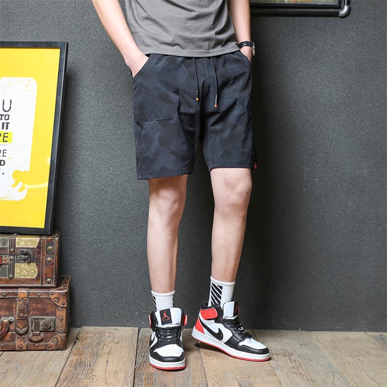 M-8XL男大码冰丝弹力5分裤短裤5032-1_6806(M-5XLP306XL-8XLP35),男装休闲裤,星座1516-1