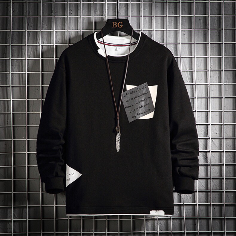 7XL-M长袖卫衣男2023春季新款宽松休闲胖子上衣加肥加大码控价68，男装卫衣，钱塘717(原712)