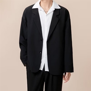 潮流原宿ins慵懒休闲西服外套男士春秋新款2844 P55图片