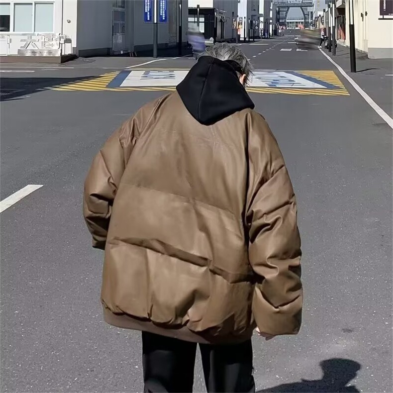 2025秋冬新款宽松棒球服棉衣男女飞行服外套棉袄M162,男装棉衣,星座1108