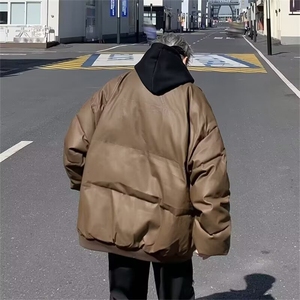 2025秋冬新款宽松棒球服棉衣男女飞行服外套棉袄 M162图片