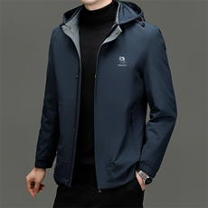 棉服男士加厚中款外套冬季可脱卸帽棉衣中年爸爸冬装JZW2320-P175，男装棉衣，星座1105-3