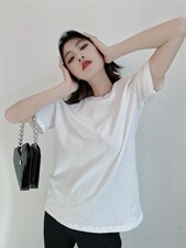 后背链条T恤，女装T恤，YSQ Boomboom