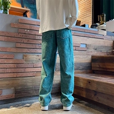 218-1-P45-NK8014新款时尚休闲字母刺绣休闲牛仔裤，男装牛仔裤，四季星座218-1