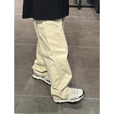 美式休闲工装裤新款口袋宽松直筒复古百搭时尚男长裤LA7800-P40，男装工装外套，星座1008