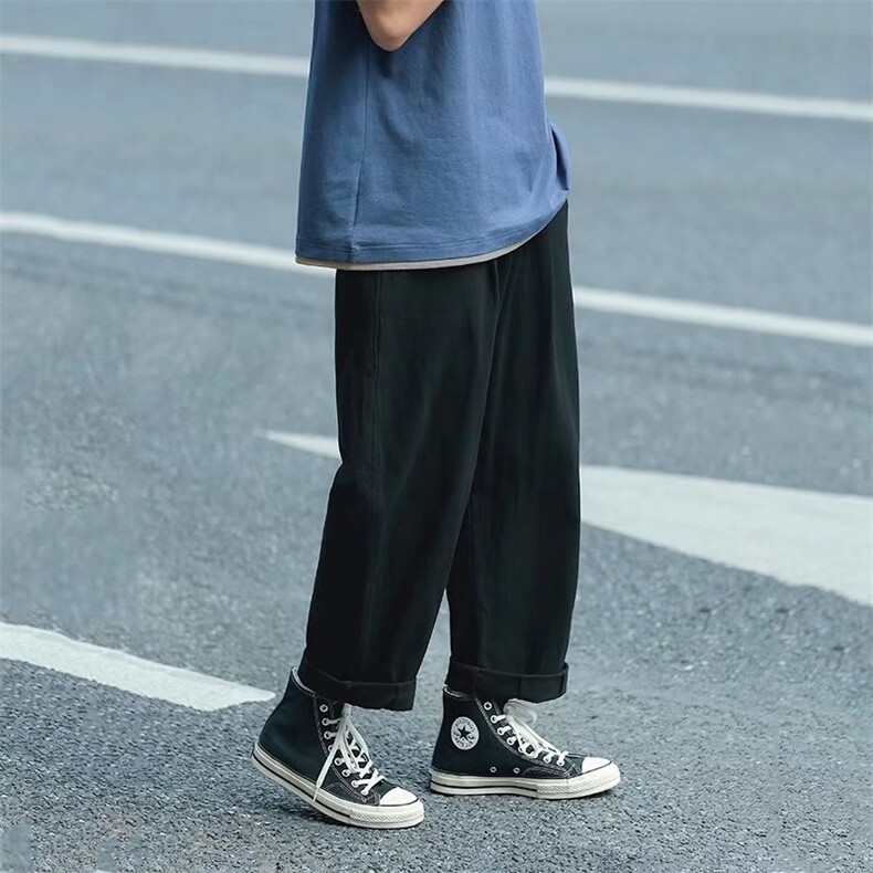 218-1-P30-BK425夏季宽松休闲裤,男装休闲裤,四季星座218-1