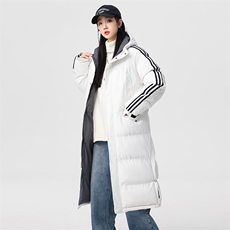 团服班服外贸纯色长款盖膝下开叉棉服学生班服团服M920P140，男装棉衣，星座1602B（原101B-1）