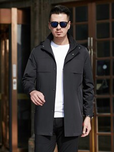 2023年春款休闲时尚高端男士外套上衣风衣夹克P325图片